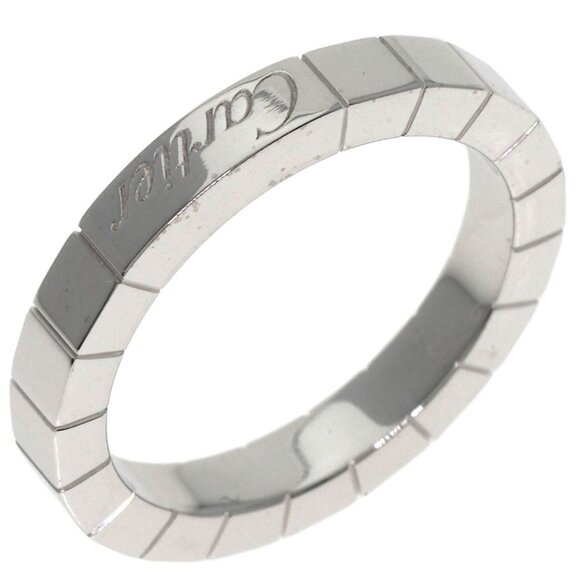 CARTIER 18k White Gold Lanier Ring #51 - Picture 2 of 6